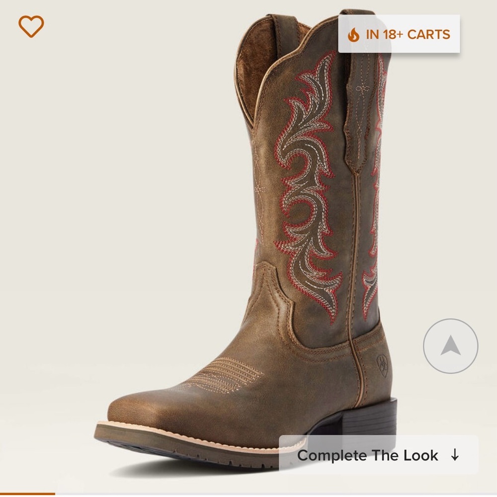 Ariat Hybrid Rancher StretchFit Western Boot Sz 8 Women